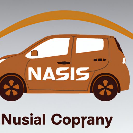 תמונה של רכב ניסאן עם לוגו חברת סוללות פלוס ברקע.